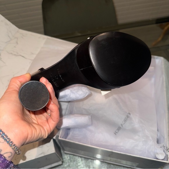 Jessica Rich Satin Noir Platform Sandal, Women’s Size 38/ US 8 - Picture 4 of 8